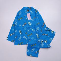Bộ Pyjama da cá Disney Pixar màu xanh coban hình Toy size 110 - 130
