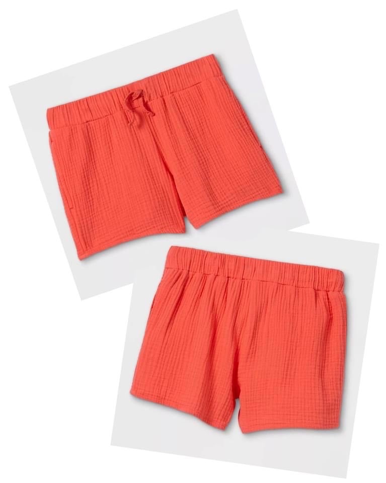Quần short muslin Cat & Jack 4 màu BG 5 - 18y