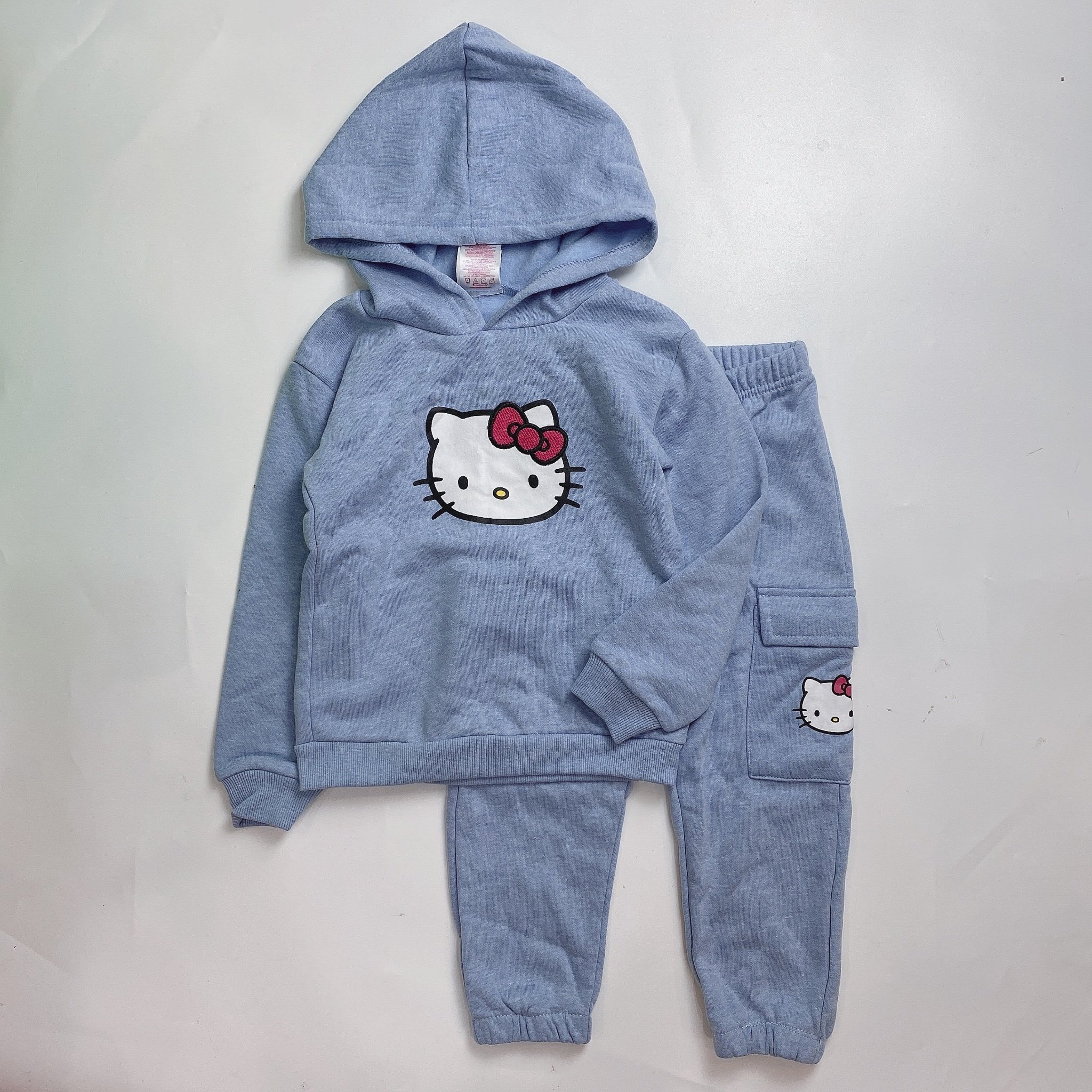 Bộ nỉ Hello Kitty dư xịn nhiều màu bé gái size 1-12y
