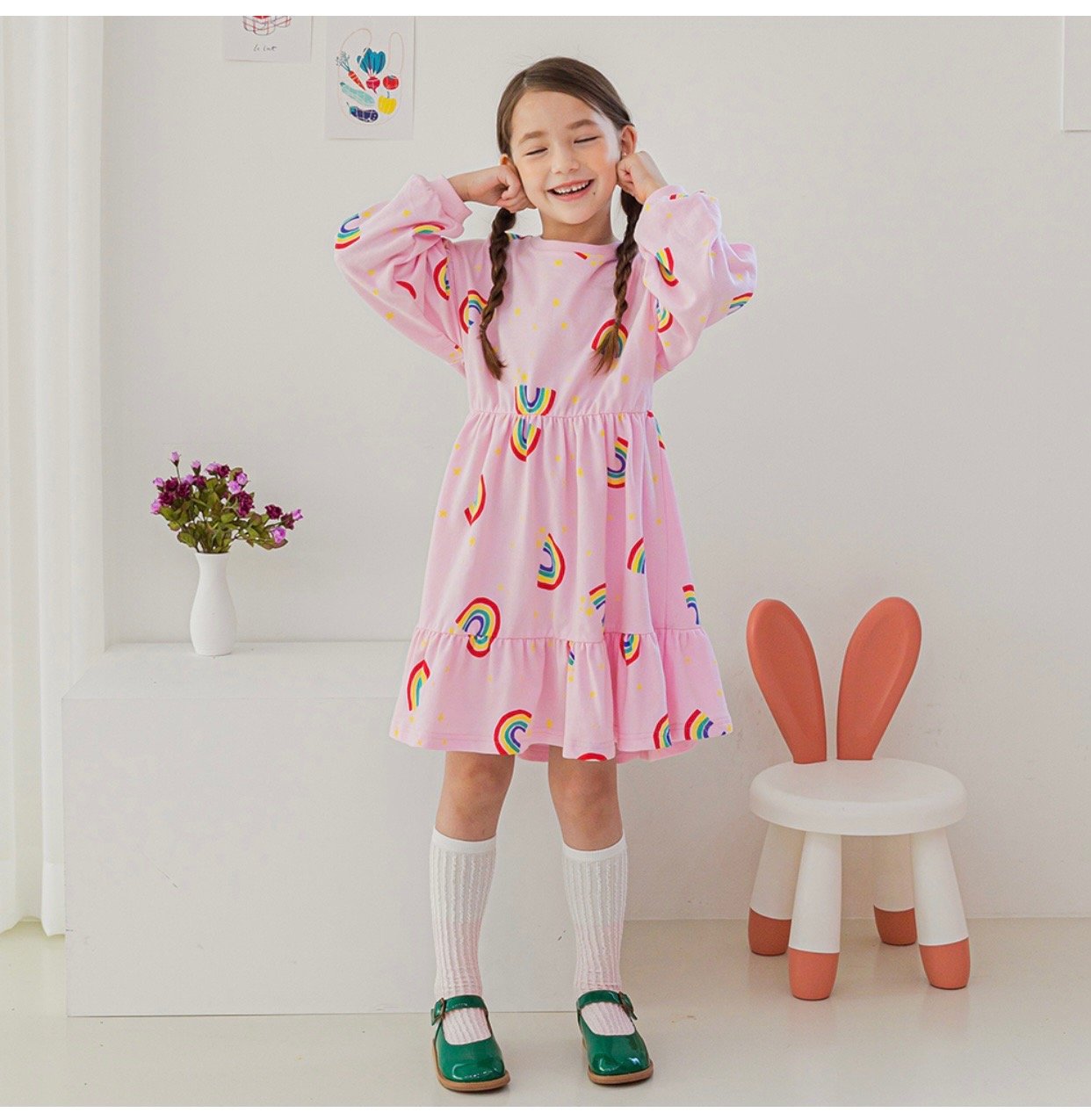 Váy da cá Lilipurri nhiều hình size 110 - 150 - Bảng màu 2