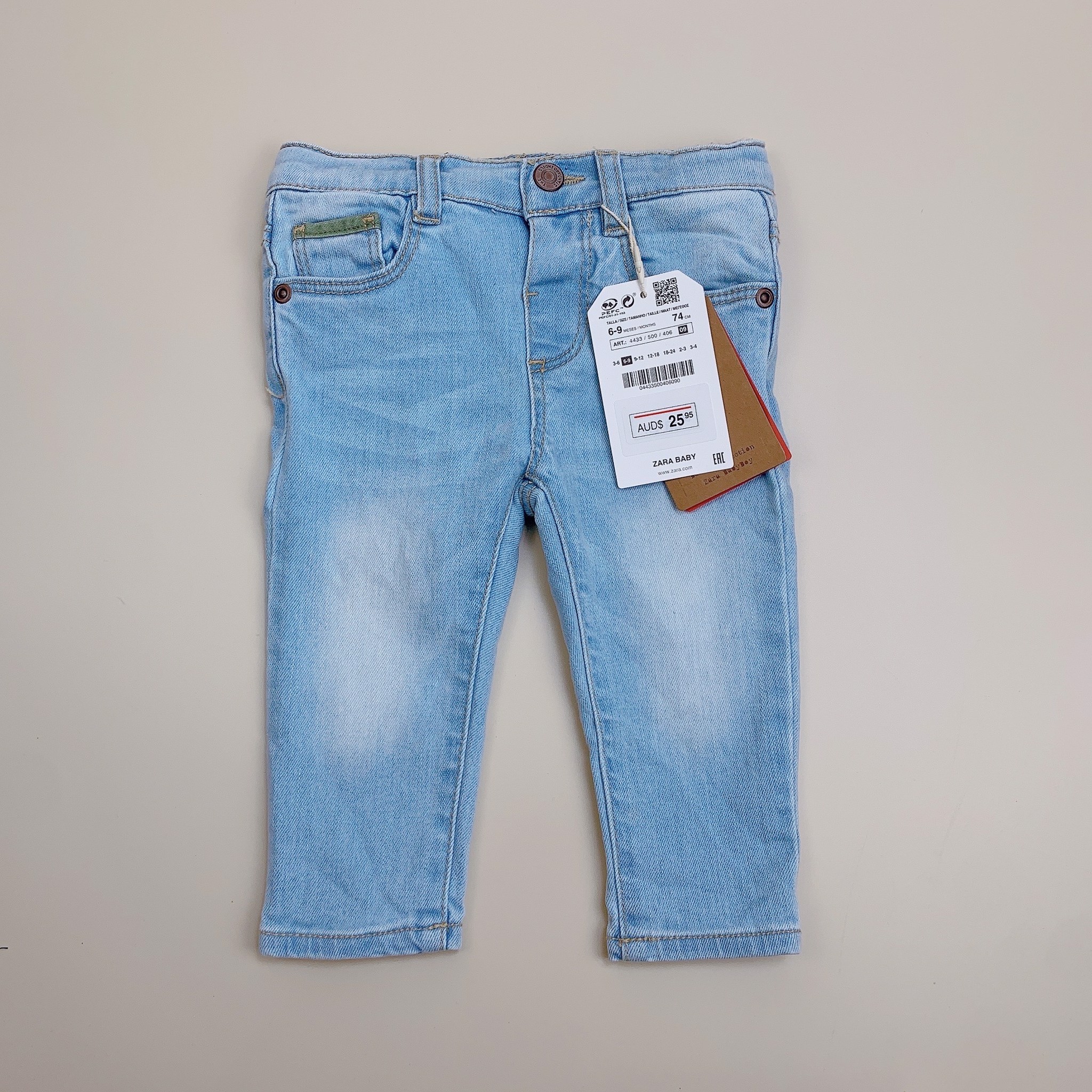 Quần jean Zara dáng Skinny nhiều màu 6m - 4y