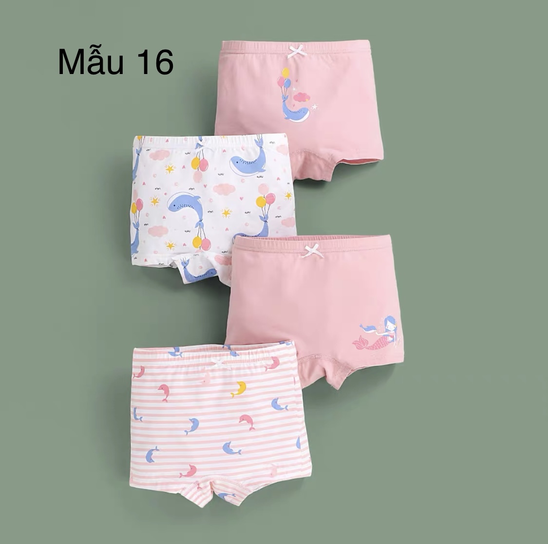 Set 4 chip đùi Bé Gái nhiều mẫu size 100 - 160
