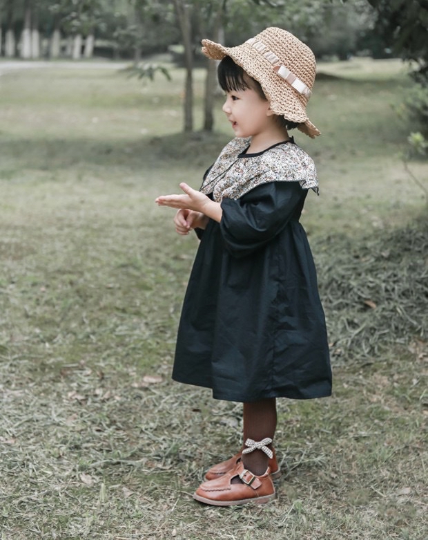 Quần tất len Nemo Baby đính nơ kẻ caro