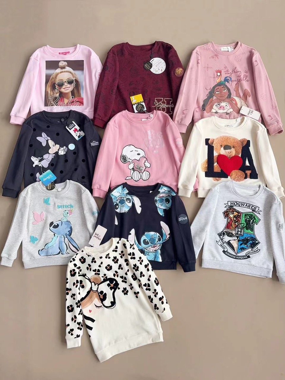 Áo nỉ da cá Hollyland kids dư xịn nhiều màu cho bé gái size 3-12y