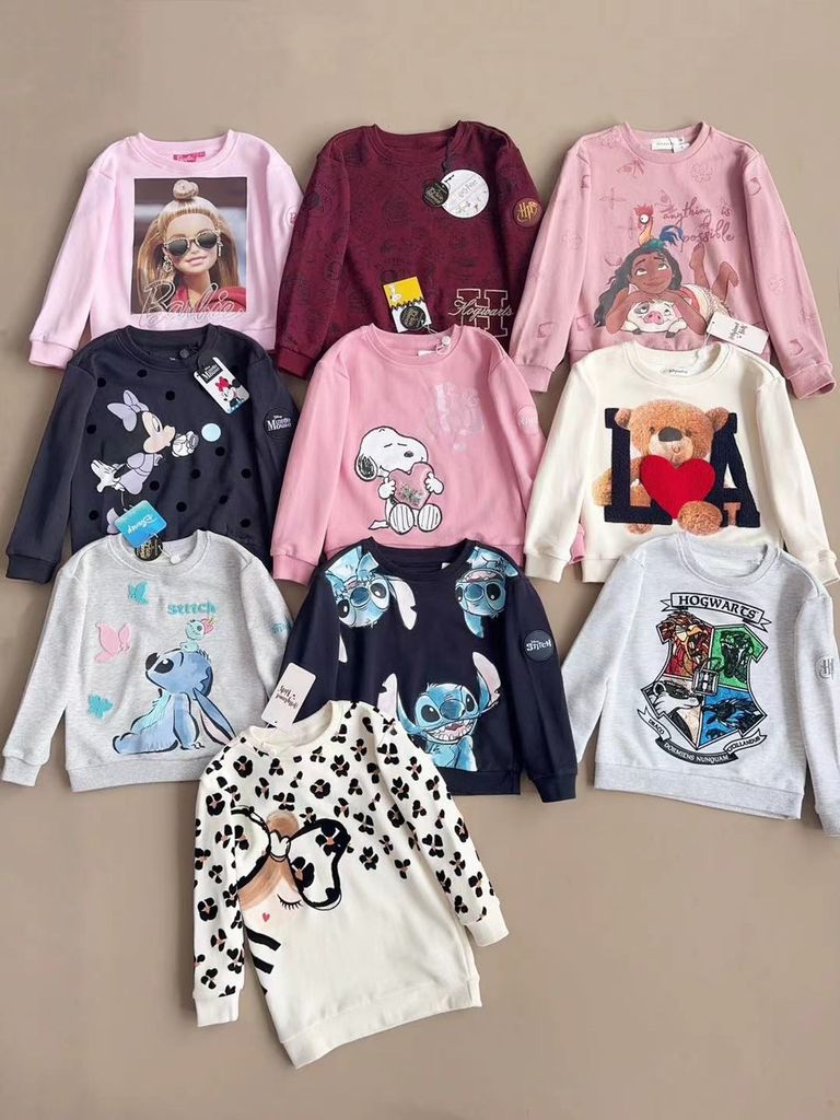Áo nỉ da cá Hollyland kids dư xịn nhiều màu cho bé gái size 3-12y