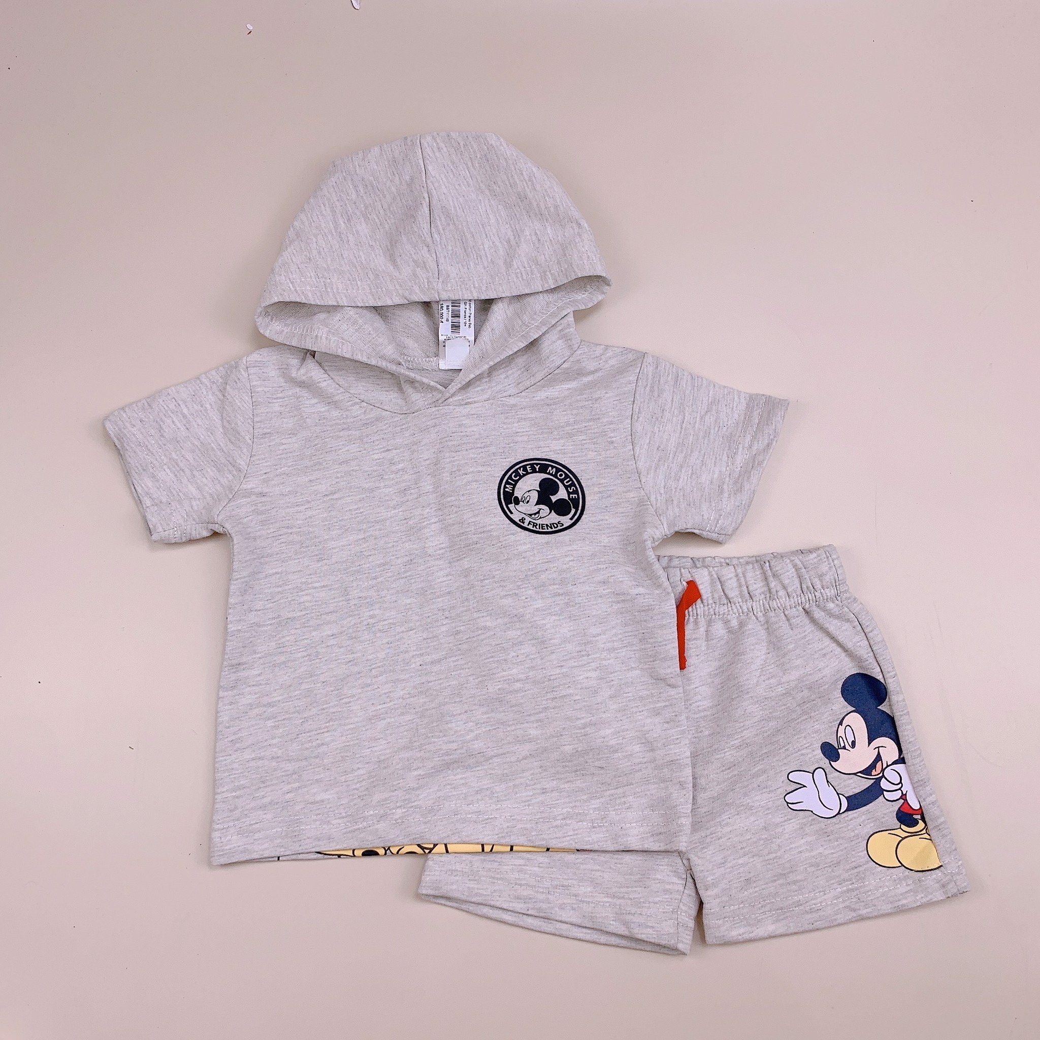 Bộ cotton Disney Baby áo có mũ nhiều hình BTBG