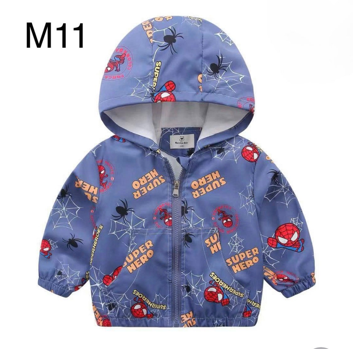 2024 - Áo gió lót cotton Ravedye Bear nhiều hình Bé Trai size 100 - 140