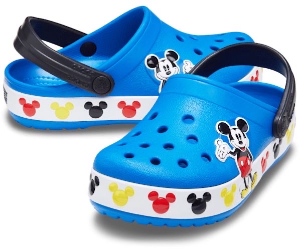 Sục Crocs xanh viền Mickey BT