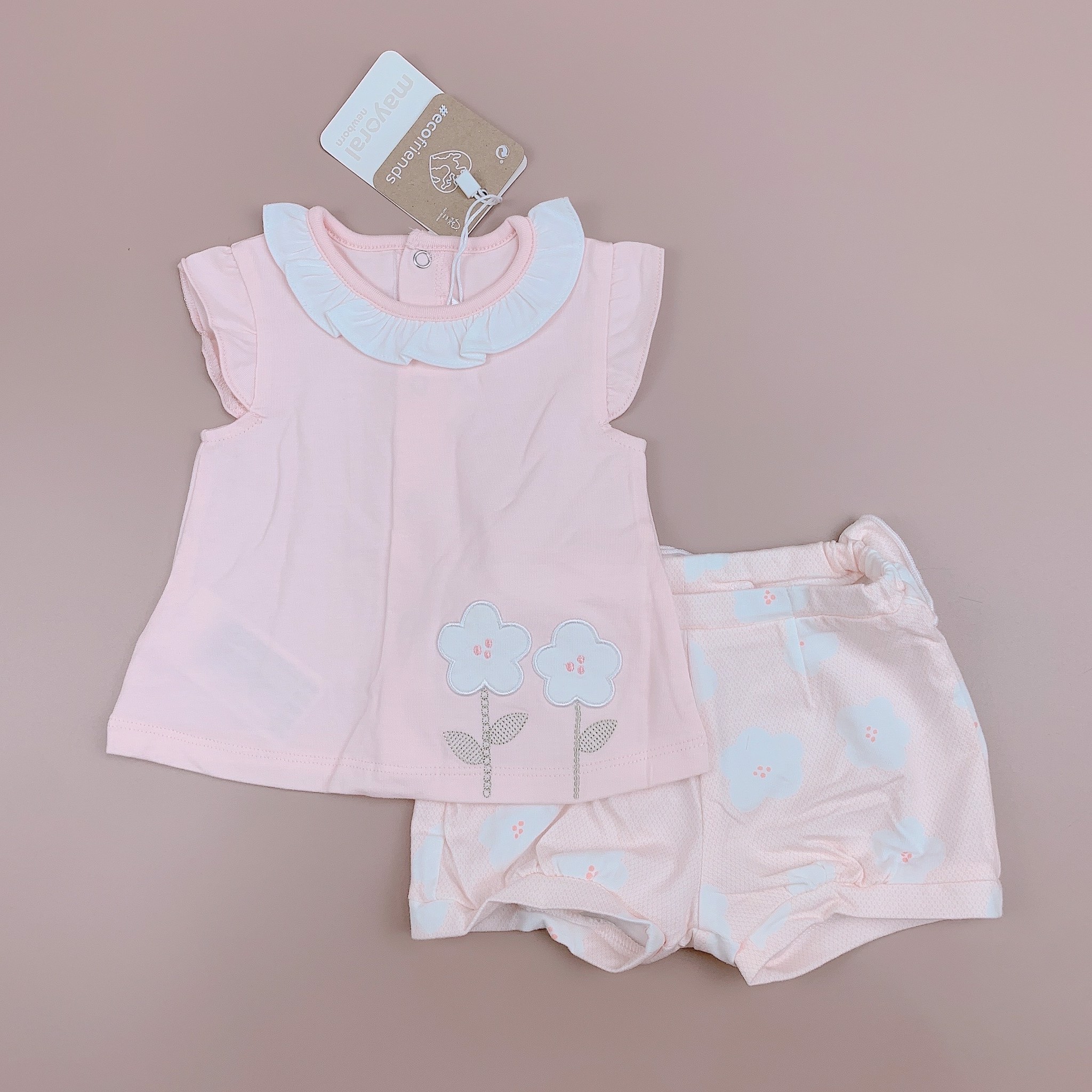 Bộ cotton Mayoral 4 hình gấu / hoa BG 1-18m