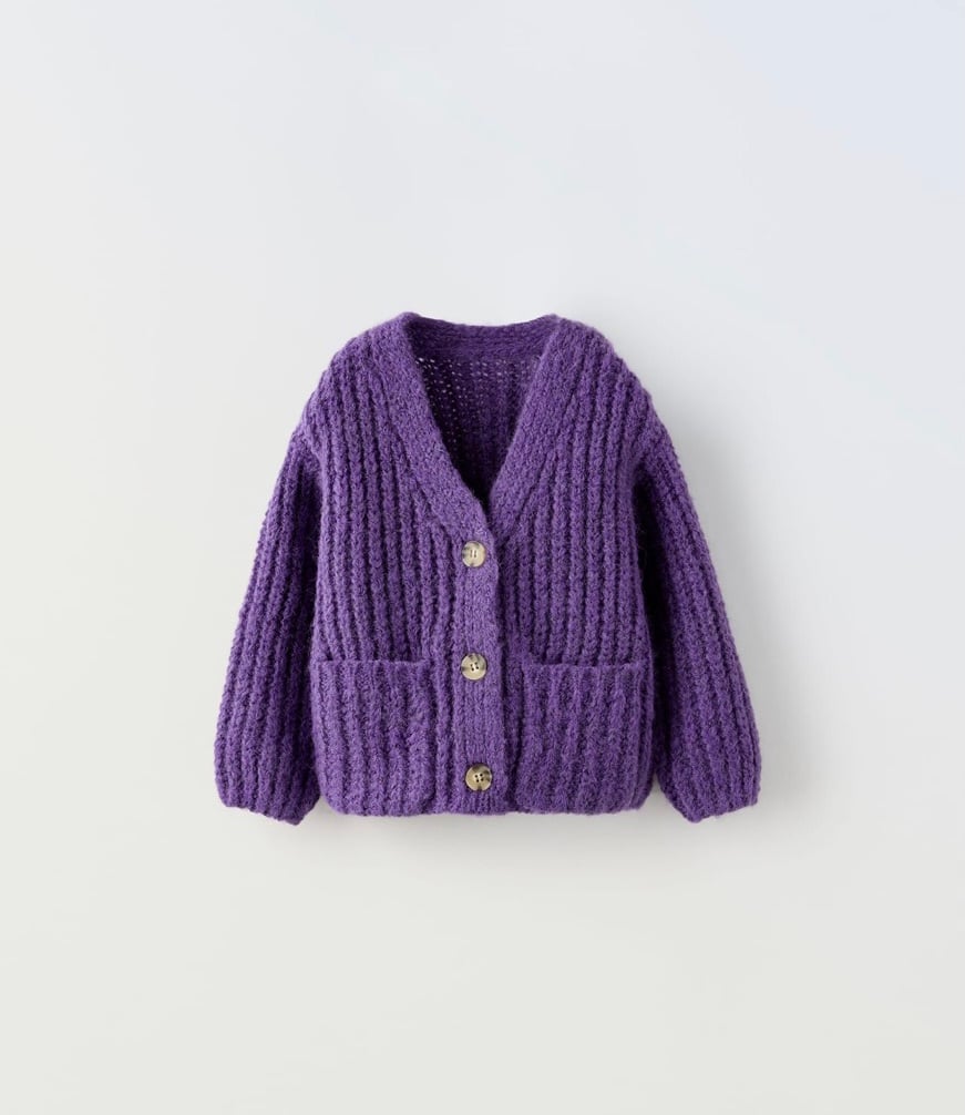 Cardigan len Zara 4 màu size 12m - 6y