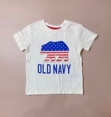 Áo cotton Oldnavy bé trai - Trắng gấu