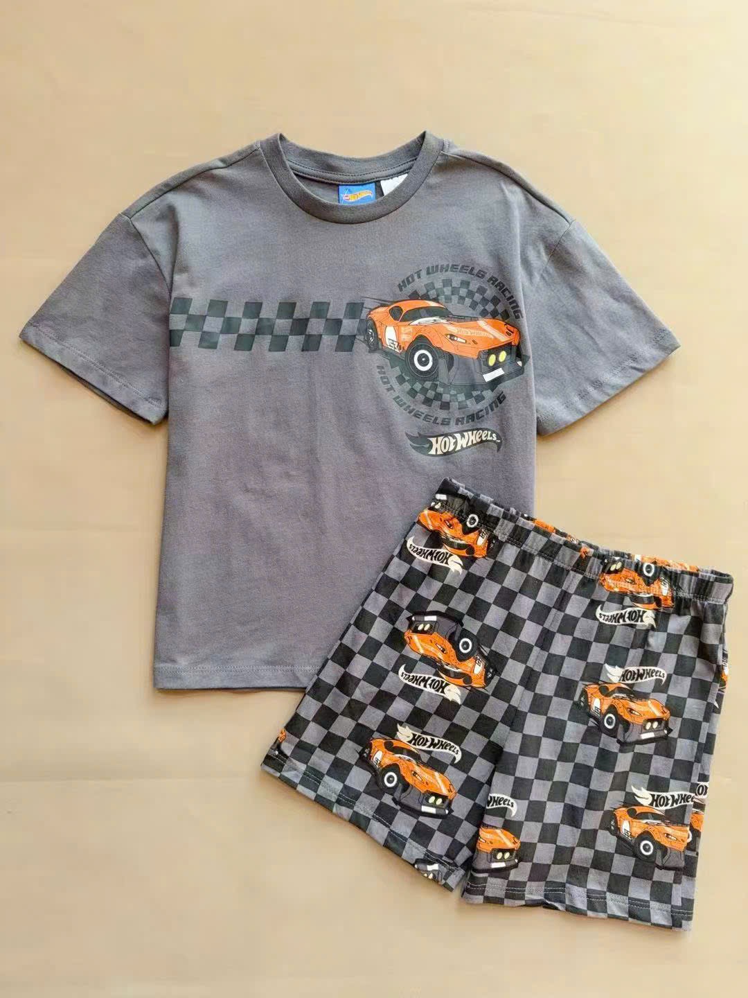 Bộ cotton dư xịn họa tiết Sonic, Ninja rùa, Hot wheels nhiều màu bé trai size 1-8y