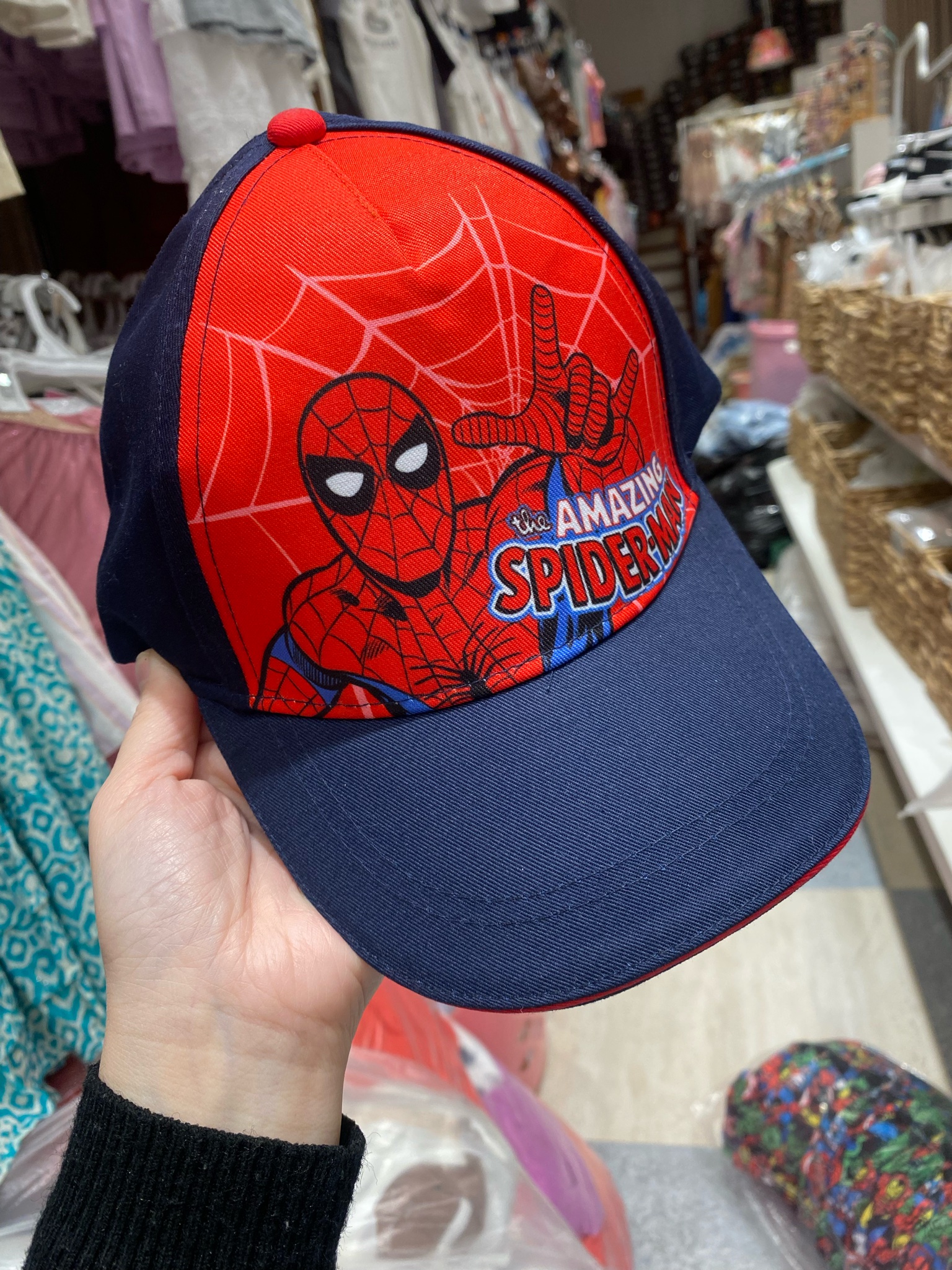 Mũ lưỡi trai Primark Spiderman size 2-7y