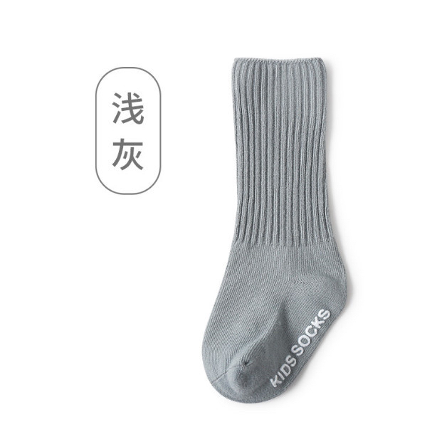 Tất cao tới gối Mumudora Kids Socks 6 màu trơn