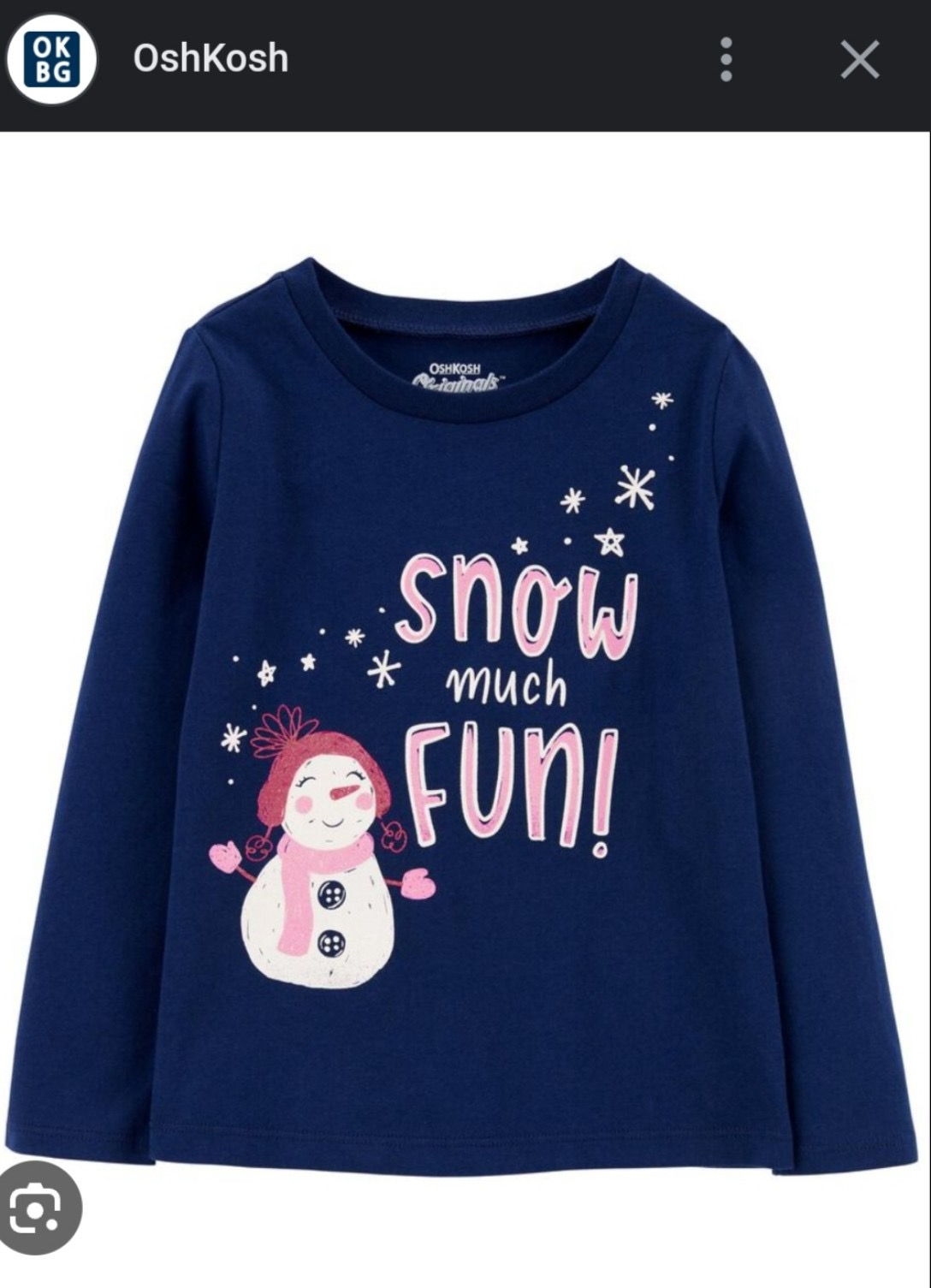 Áo cotton CTs, Osh nhiều màu BG size 1-14y
