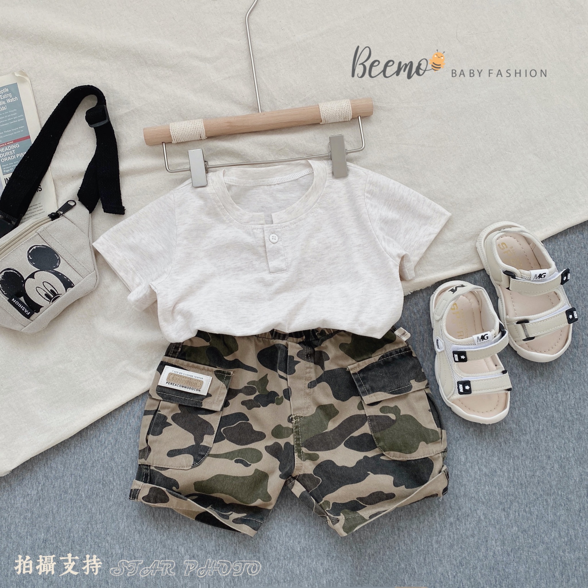 Quần short Beemo zan zi 2 màu BT