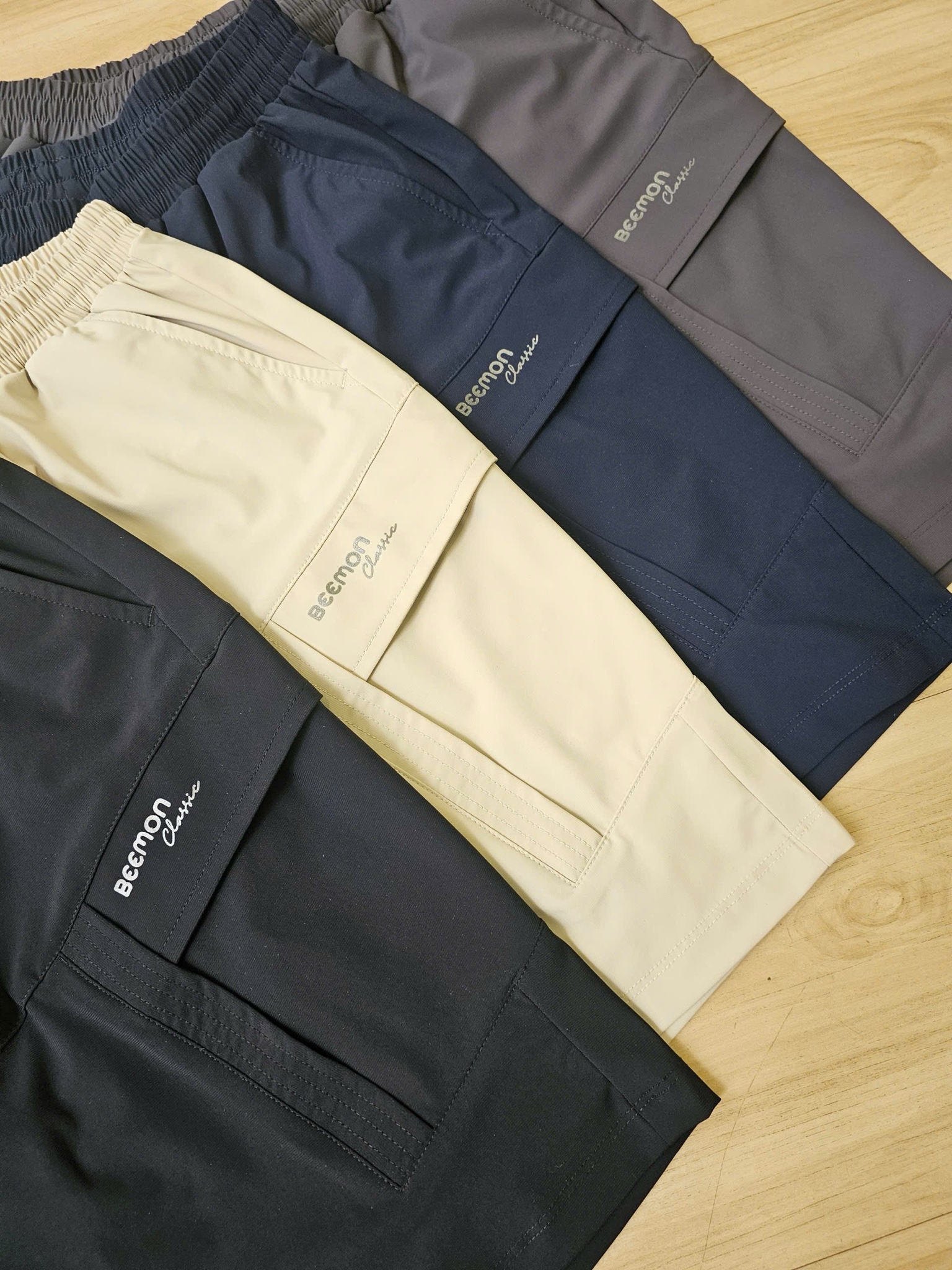 Quần vải golf Bee Mon 4 màu size 120 - 170 ( Bảng màu 2 )
