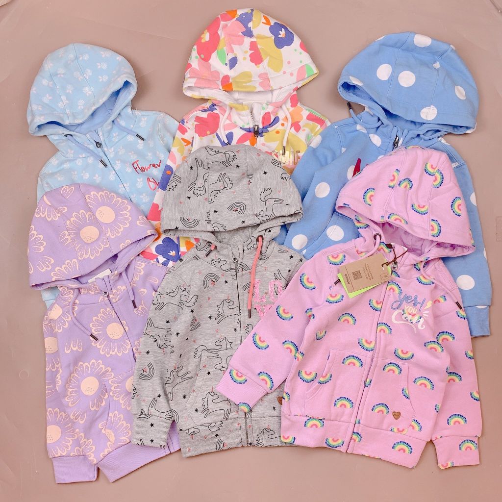 Áo khoác Yamp nỉ bông nhiều màu size 6m - 8y