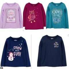 Áo cotton CTs, Osh nhiều màu BG size 1-14y