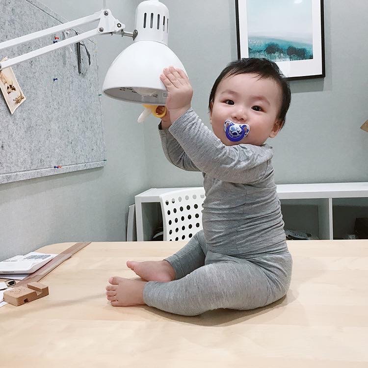 Bộ minky mom giữ nhiệt trơn màu cạp cao BTBG