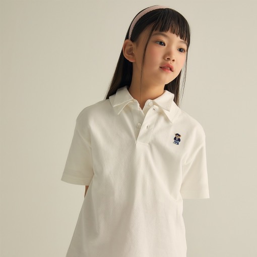 Áo Polo cổ đức Spao 3 màu thêu gấu BTBG size 110-160