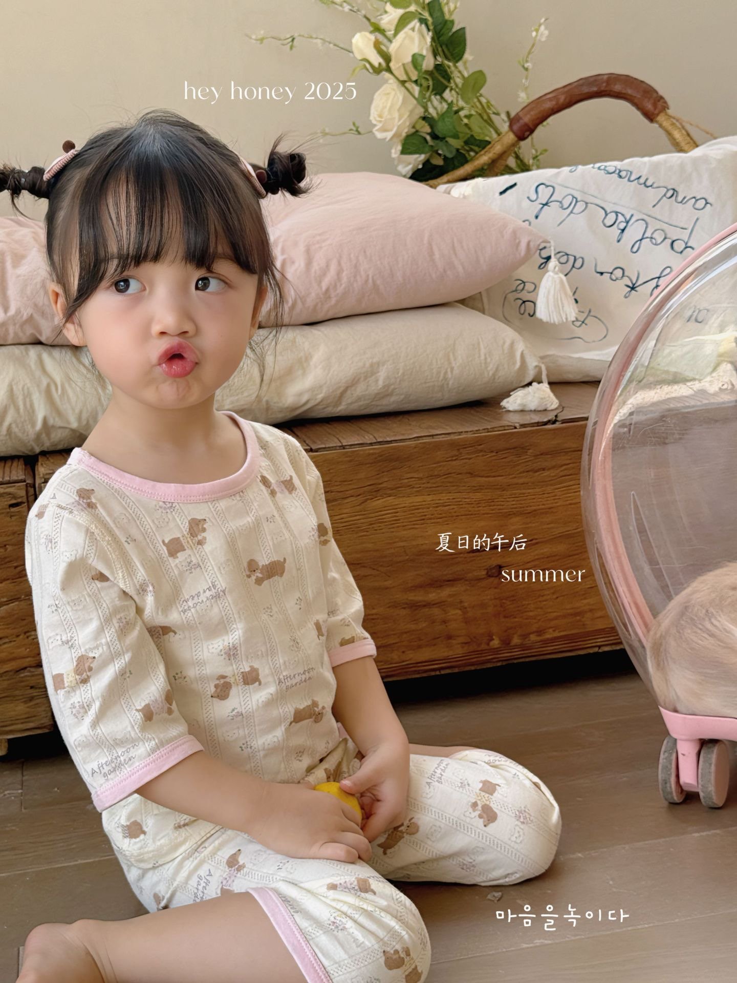 Bộ thun QC vải dệt lỗ Hey Honey nhiều mẫu cho bé size 90 - 150