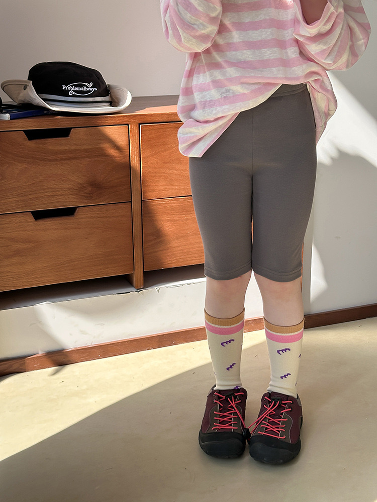 Quần legging cotton AMBB co giãn 4 chiều nhiều màu cho bé gái size 90 - 170