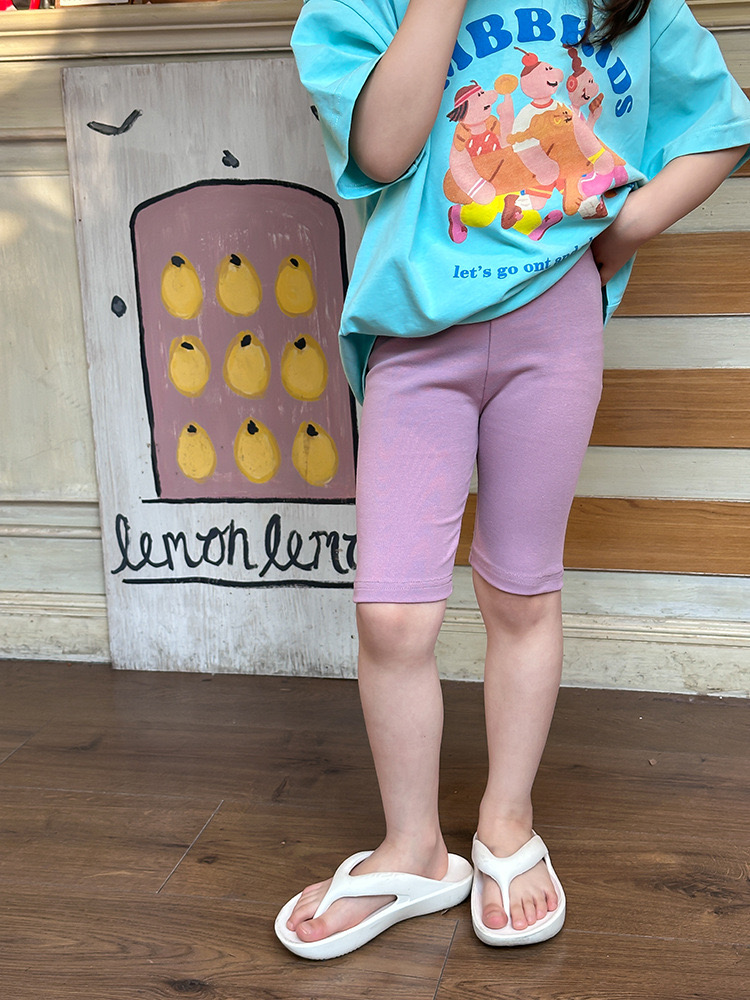 Quần legging cotton AMBB co giãn 4 chiều nhiều màu cho bé gái size 90 - 170