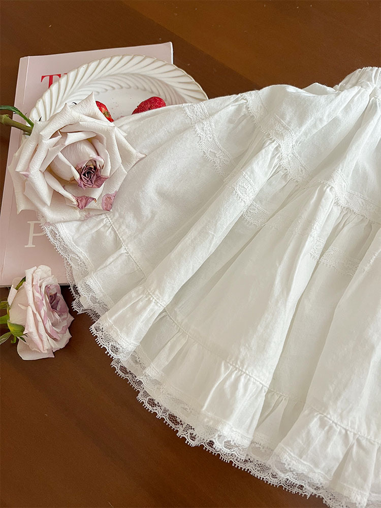 Chân váy thô ren AMBB 2 màu trắng / đen size 90 - 170