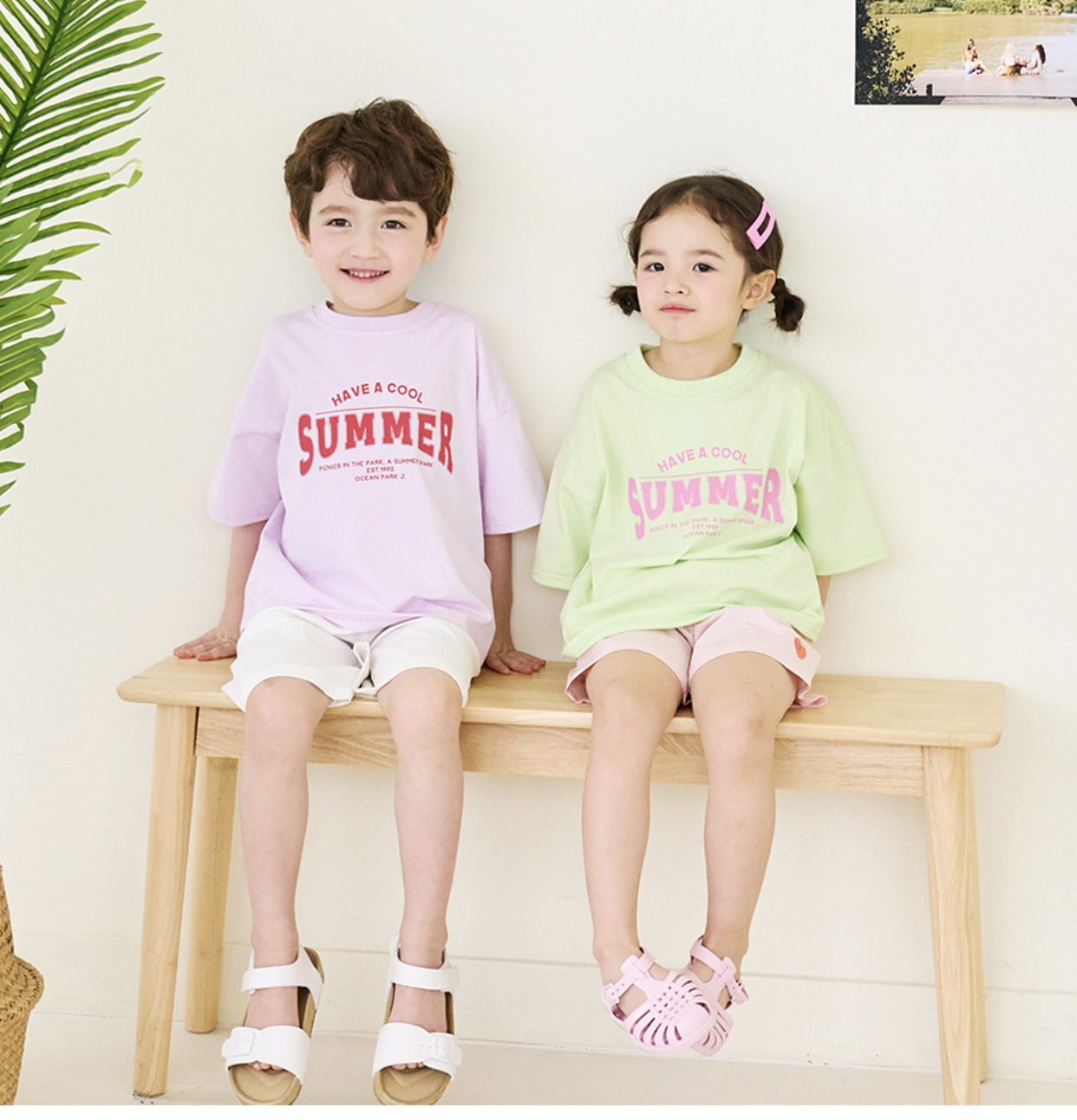 Áo cotton Bebezoo sắc màu SUMMER BTBG size 100-150