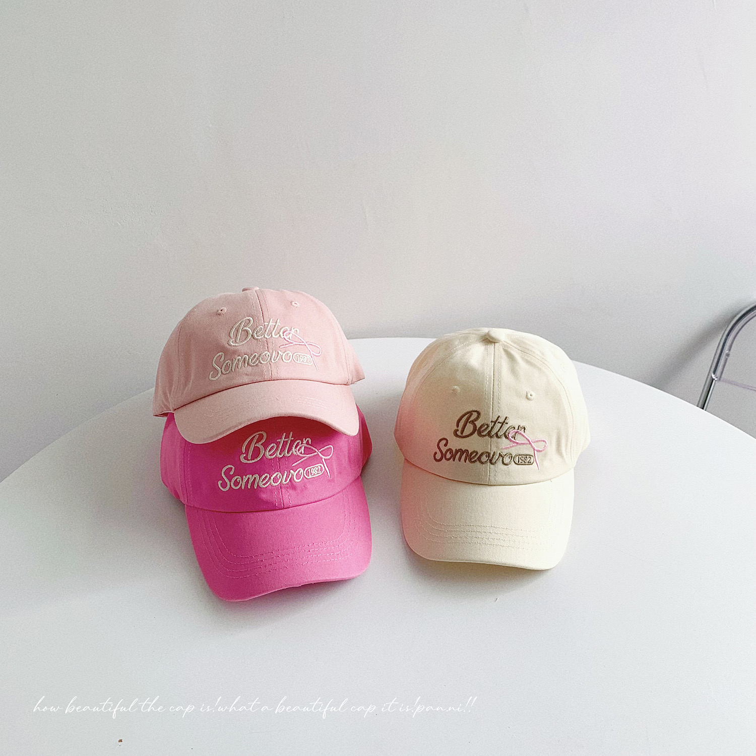 Mũ lưỡi trai Better thêu nơ nhiều màu cho bé gái size 4-14y
