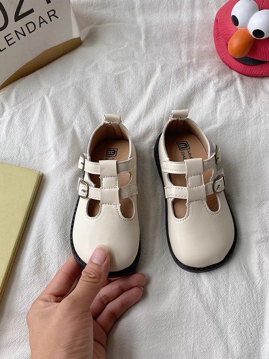 V735 - Giày MG Baby hai quai ngang 3 màu size 21-30