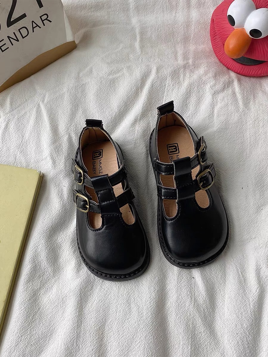 V735 - Giày MG Baby hai quai ngang 3 màu size 21-30
