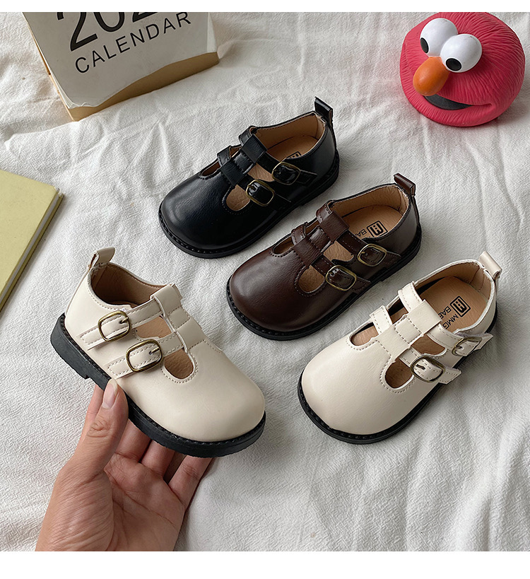 V735 - Giày MG Baby hai quai ngang 3 màu size 21-30