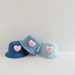 Mũ vành jean Barbie Girl nhiều màu bé gái size 2-4y