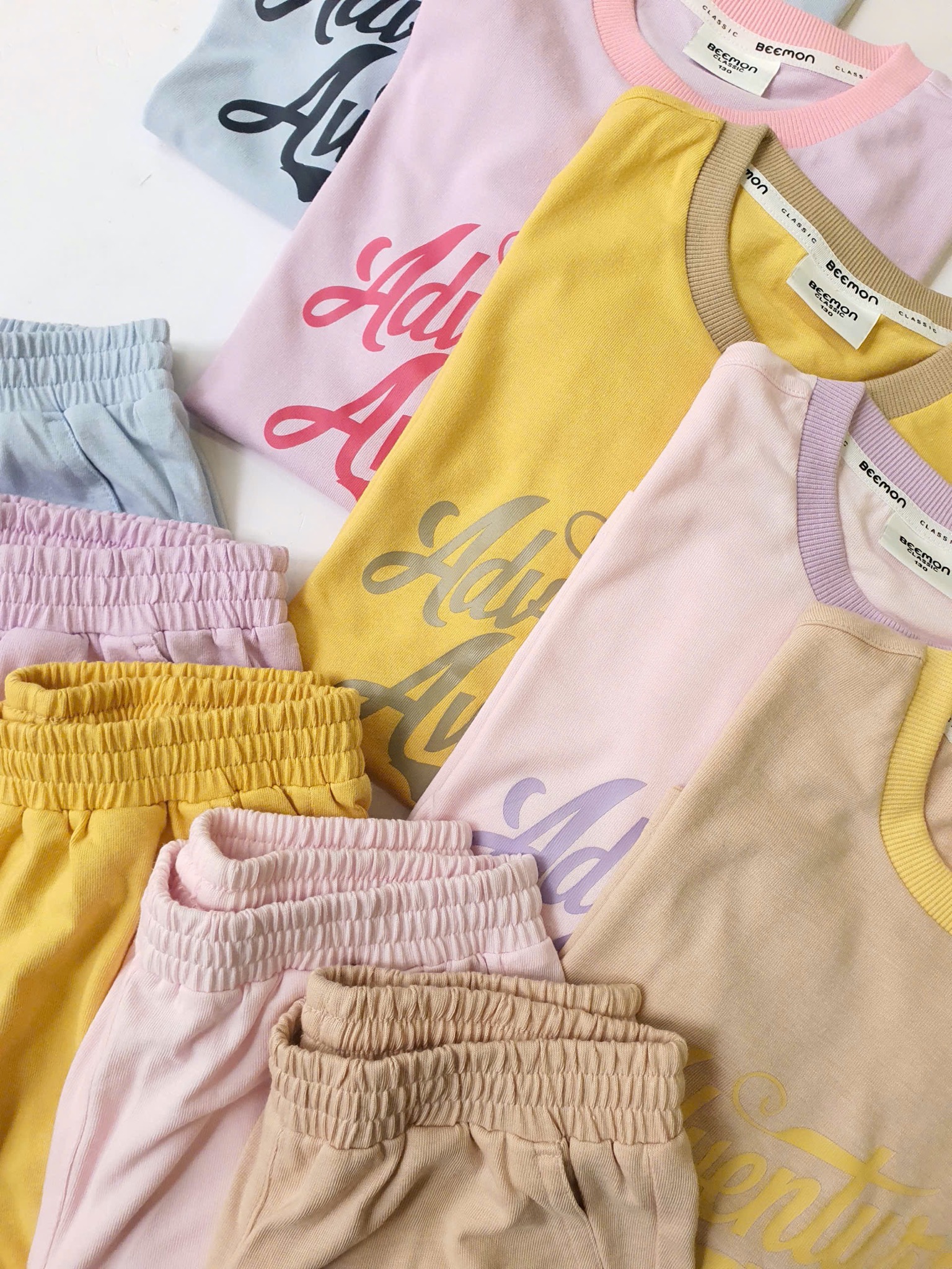 Bộ cotton Bee Mon Adventure nhiều màu cho bé size 120-160