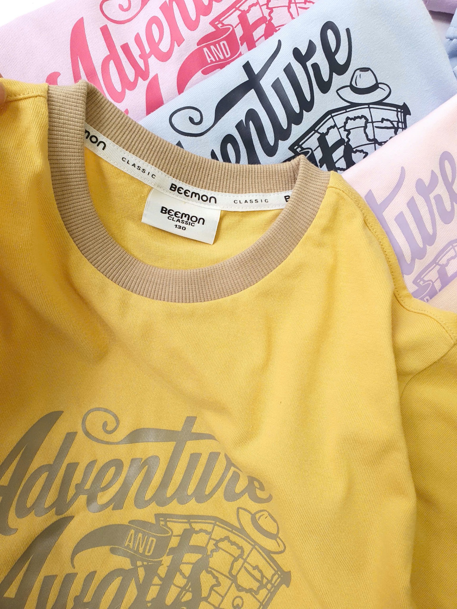Bộ cotton Bee Mon Adventure nhiều màu cho bé size 120-160