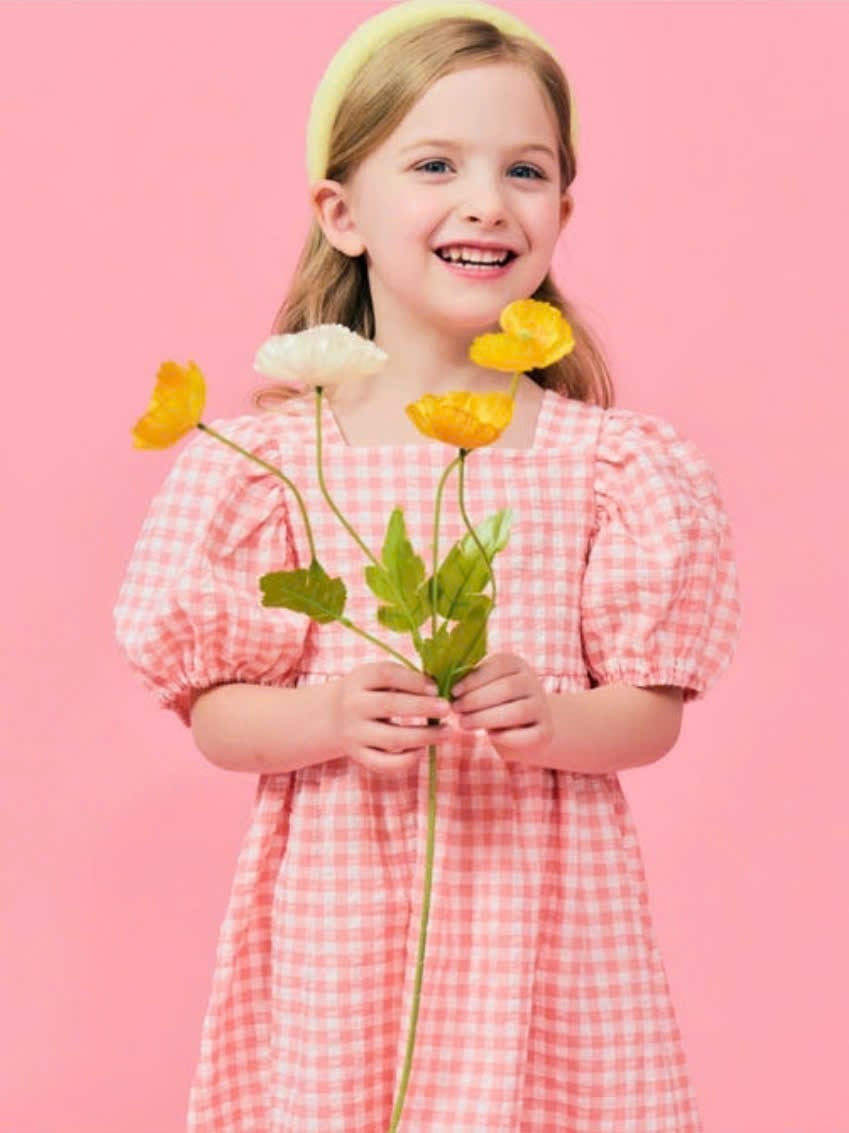 Váy vải thô Babidiboo, Little Bobdog xuất hàn nhiều màu cho bé size 100-150