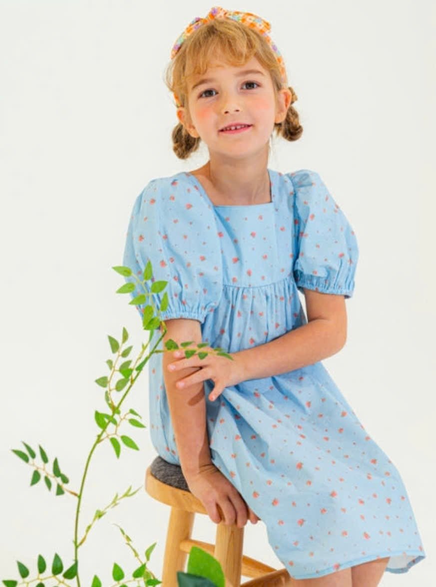 Váy vải thô Babidiboo, Little Bobdog xuất hàn nhiều màu cho bé size 100-150