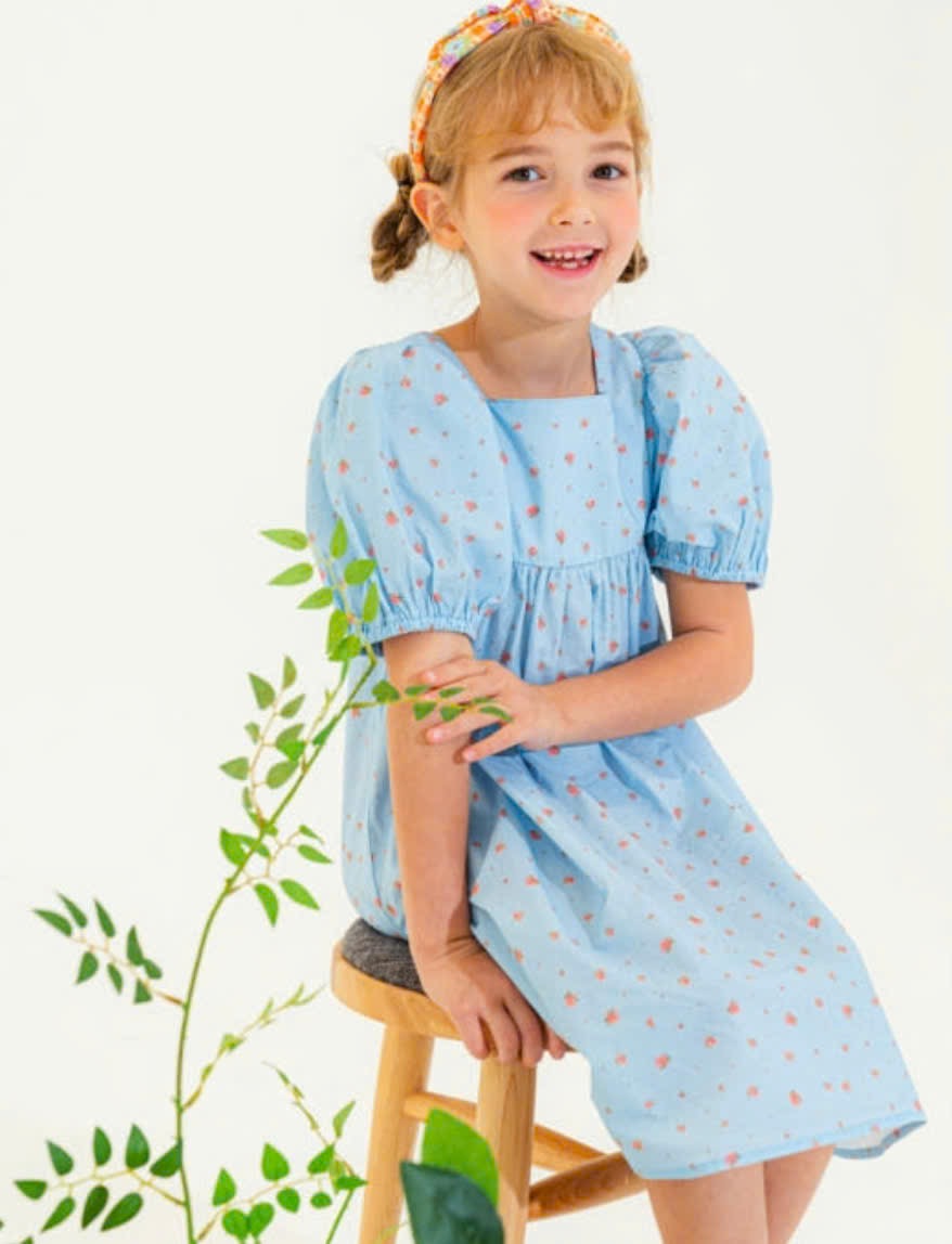 Váy vải thô Babidiboo, Little Bobdog xuất hàn nhiều màu cho bé size 100-150