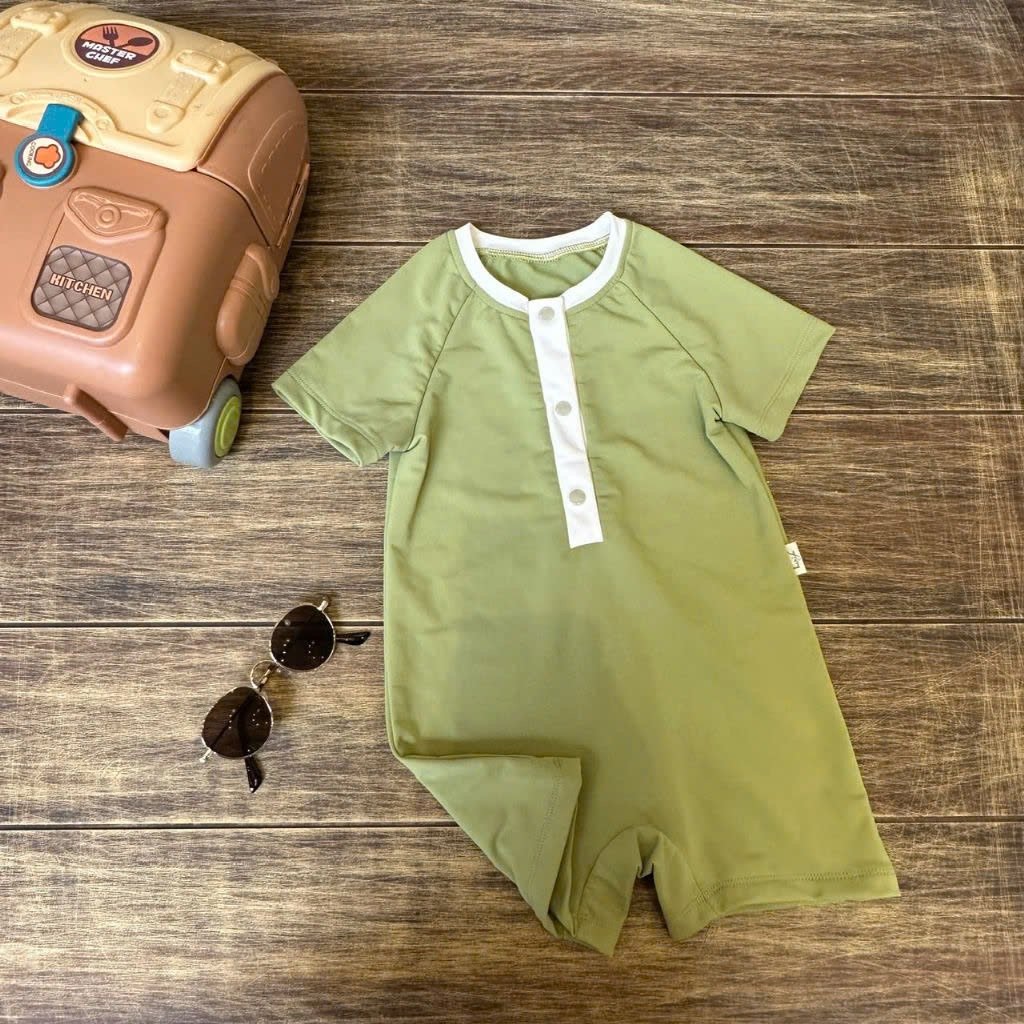 Bộ bơi Harifa liền thân cổ trụ nhiều màu cho bé trai size 1-6y