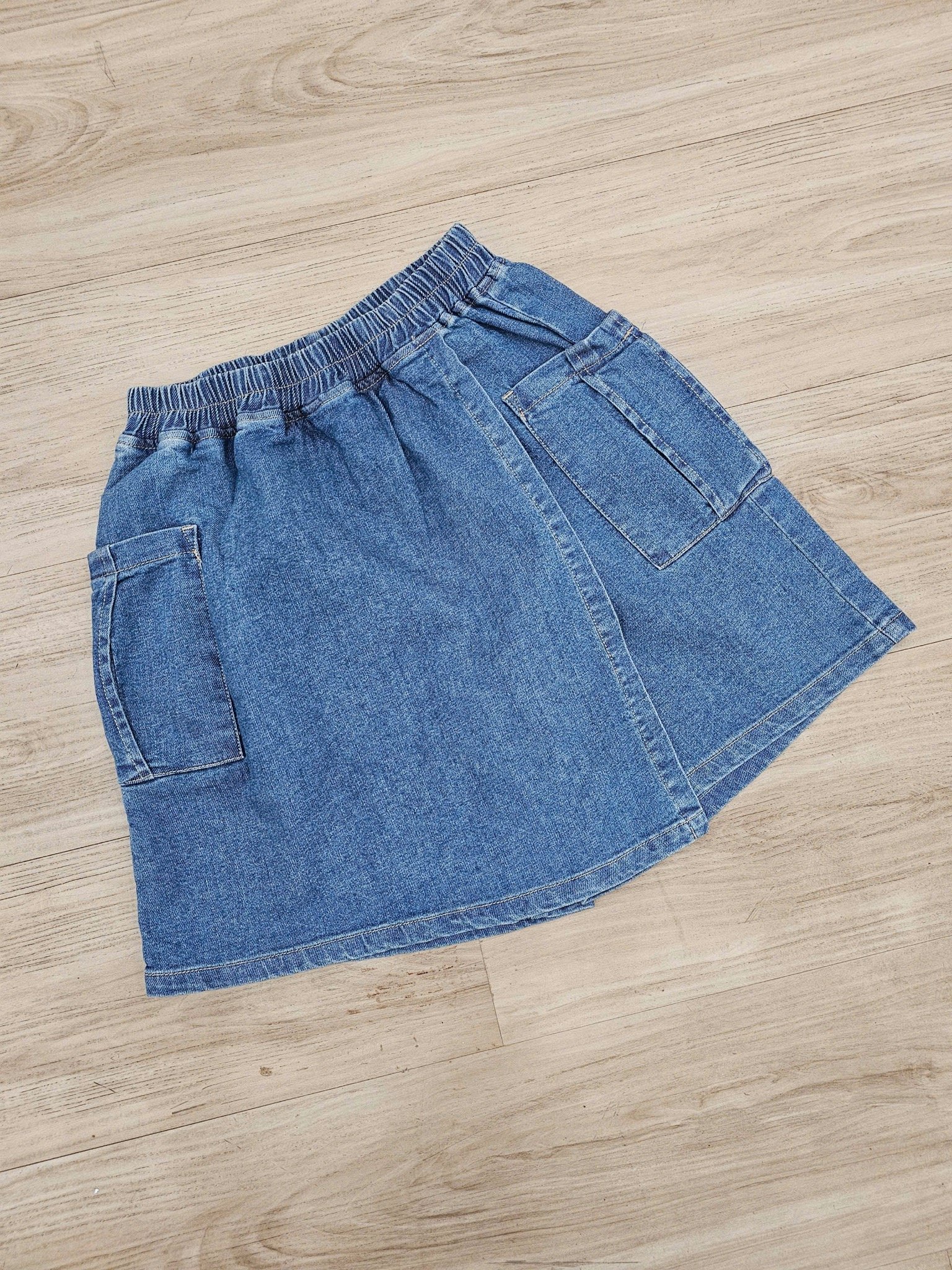 Quần váy jean mềm Babidiboo xuất hàn dư xịn cho bé gái size 100-160
