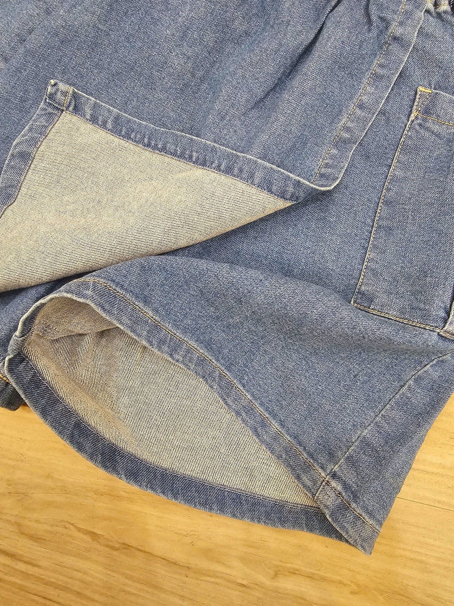 Quần váy jean mềm Babidiboo xuất hàn dư xịn cho bé gái size 100-160