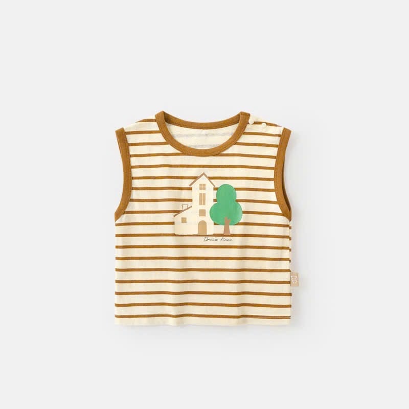 Áo ba lỗ cotton Cutepanda nhiều màu cho bé size 90-120
