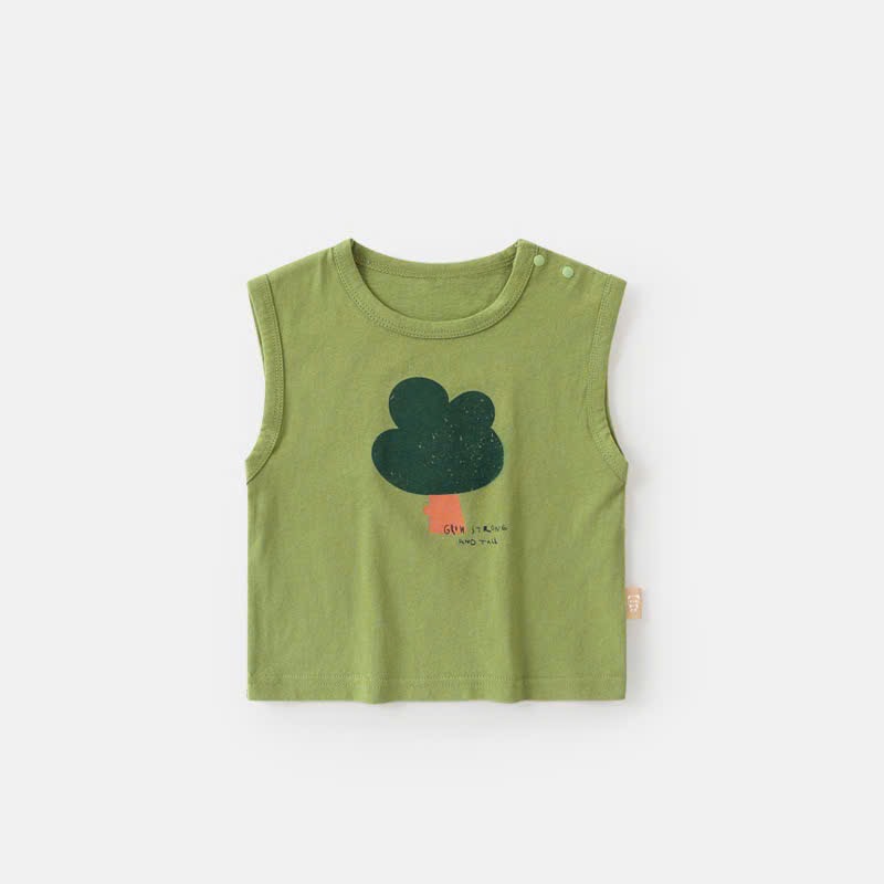 Áo ba lỗ cotton Cutepanda nhiều màu cho bé size 90-120