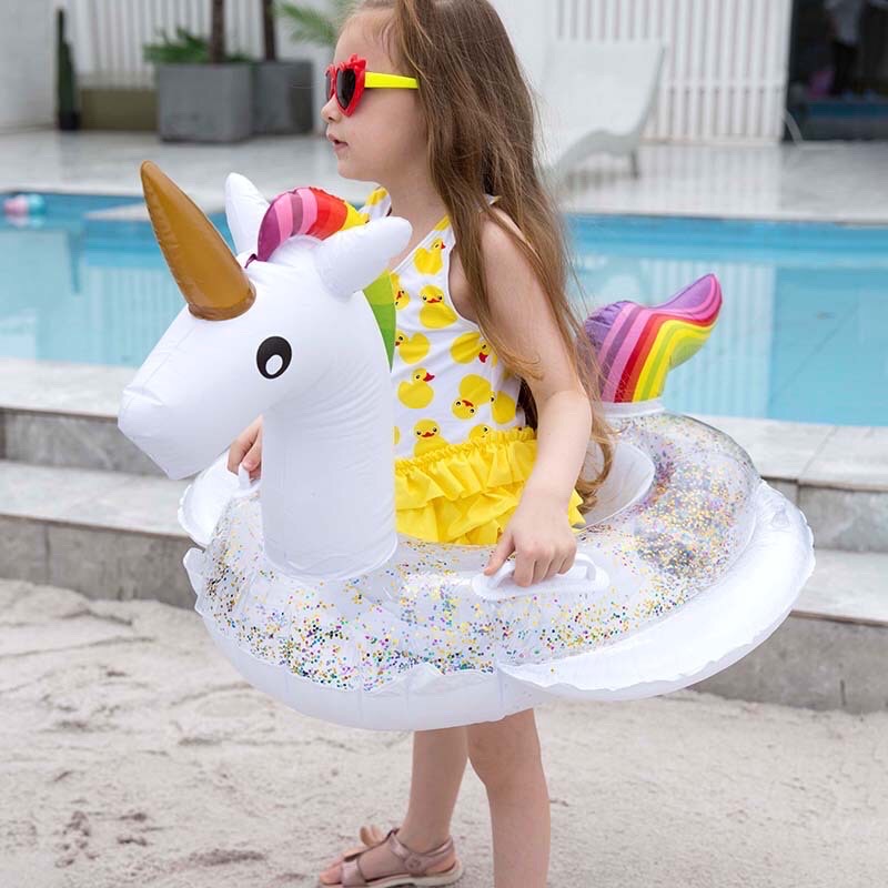 Phao bơi ngồi hoạ tiết unicorn/thiên nga