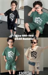 13011 - Bộ cotton QC TYTX Baby nhiều màu cho bé trai size 120-160 (form bé lưu ý bảng size)