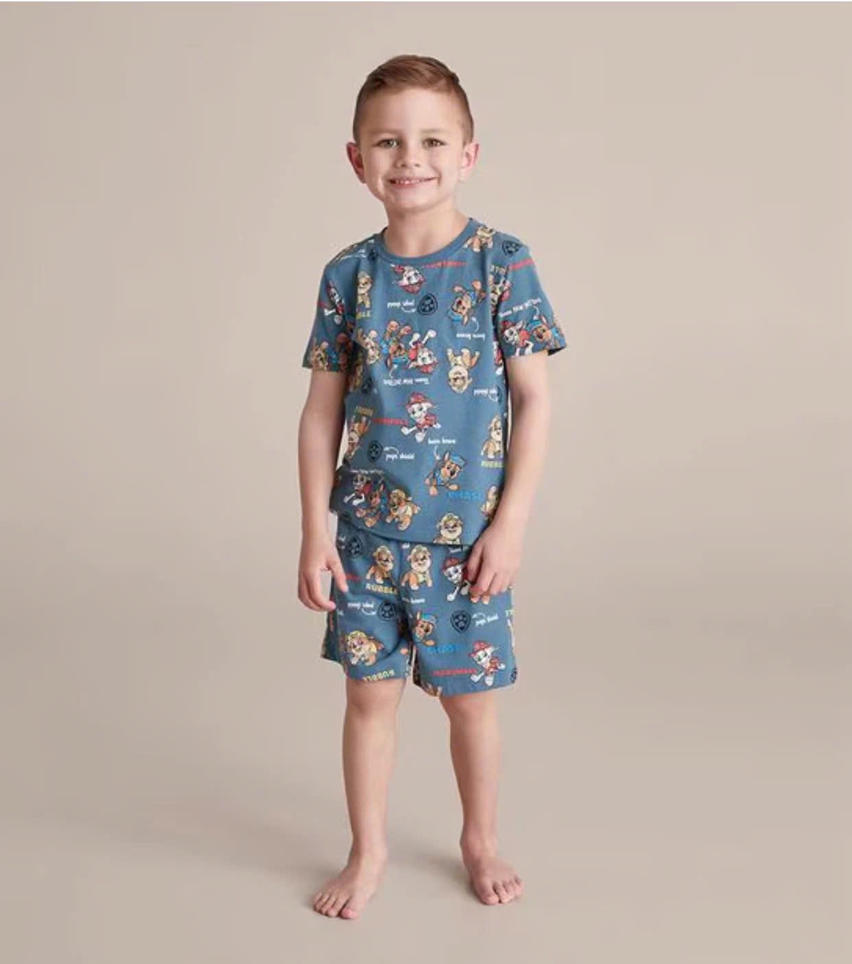 Bộ cotton dư xịn Sonic, Mario, Pawpatrol, Ô tô bé trai size 1-7y