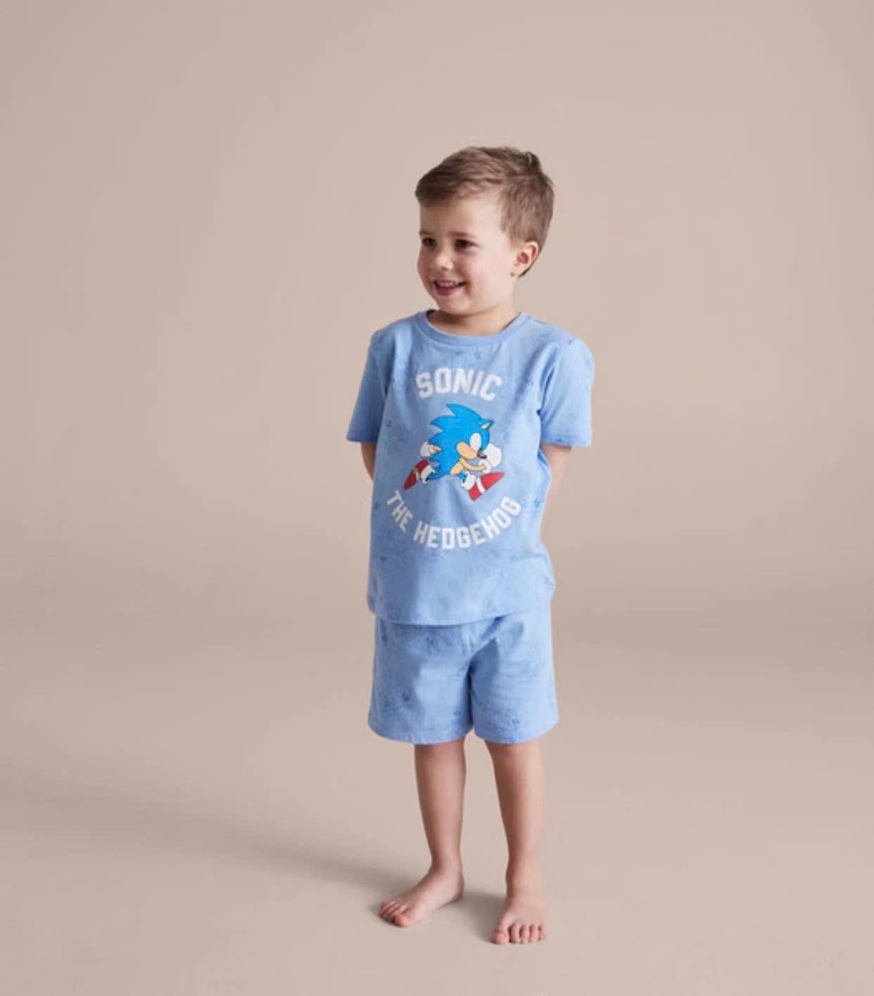 Bộ cotton dư xịn Sonic, Mario, Pawpatrol, Ô tô bé trai size 1-7y