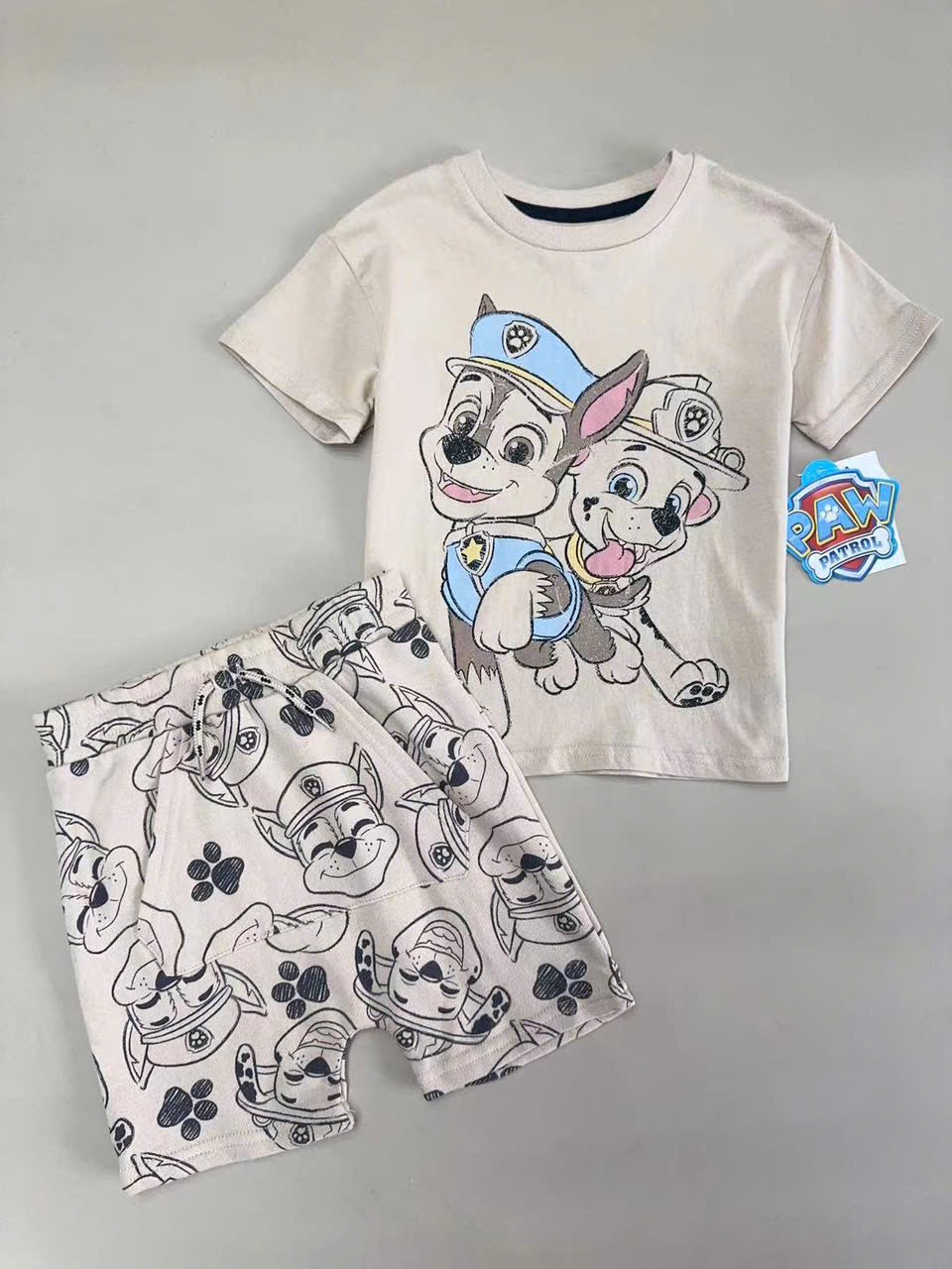 Bộ thun Walmart dư xịn hoạ tiết Paw Patrol, Mickey, Bluey, Spiderman bé trai size 1-5y